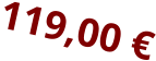 119,00 €